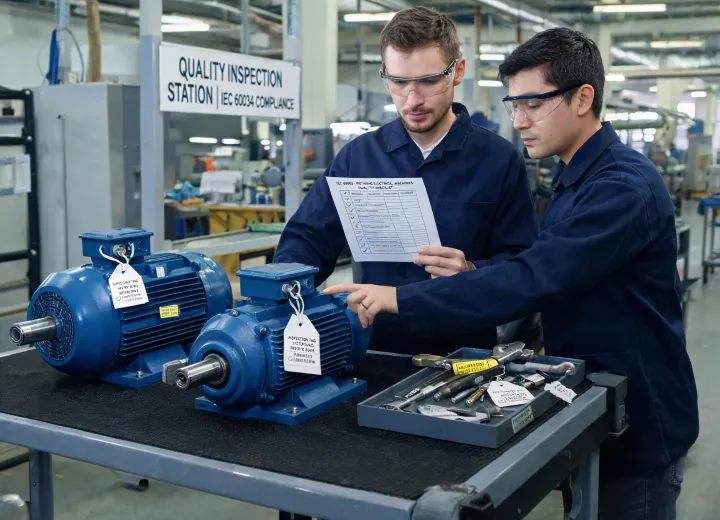 Motor assembly quality station