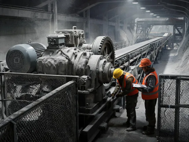Mining conveyor motor